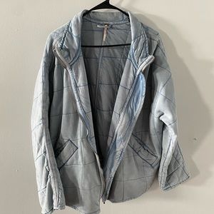 Free People Dolman Quilted Knit Jacket